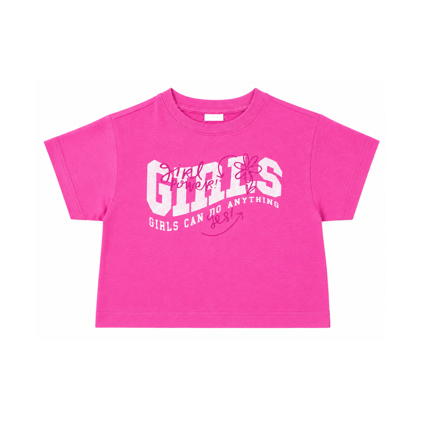 CAMISETA OVERSIZE ROSA - NIÑA - COLECCIÓN VIBRAS URBANAS
