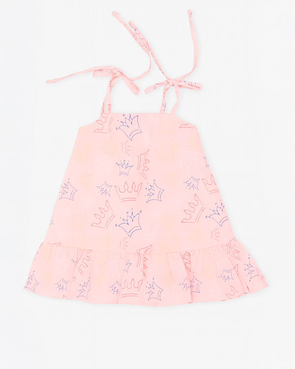 VESTIDO DE TIRAS CORONAS