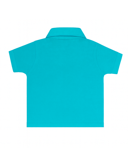 Polo basico Para niño Azul