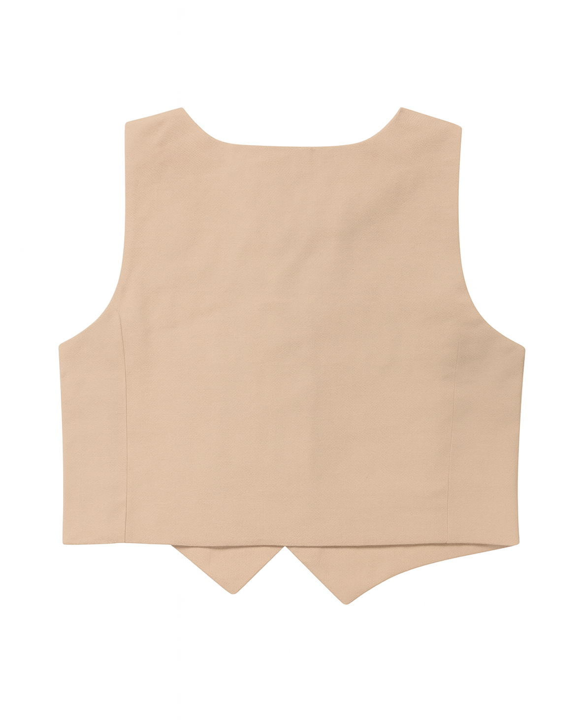 Chaleco Beige con Mariposas