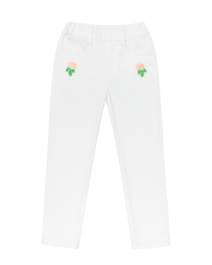 PANTALON NIÑA BLANCO