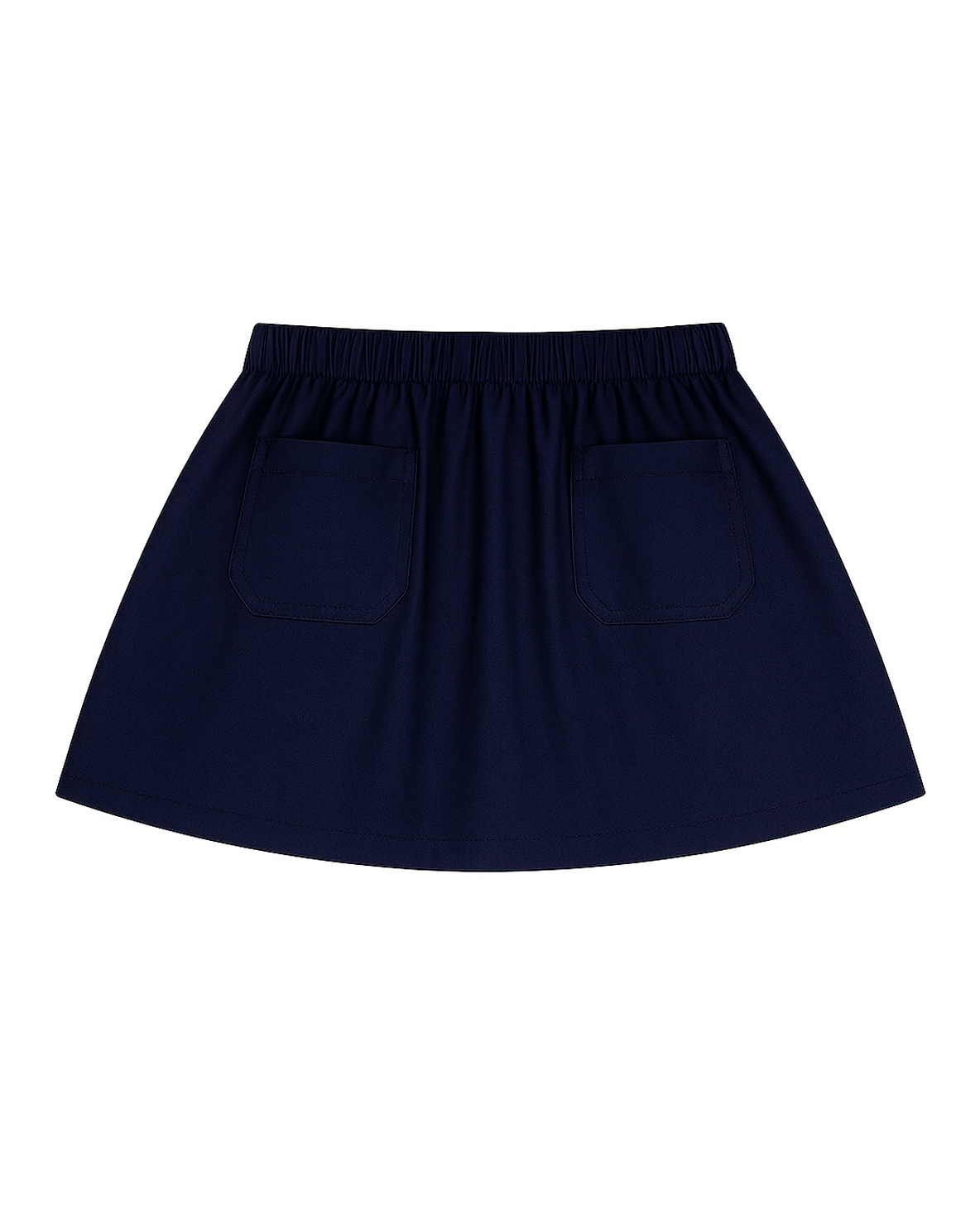 Falda azul marino básica