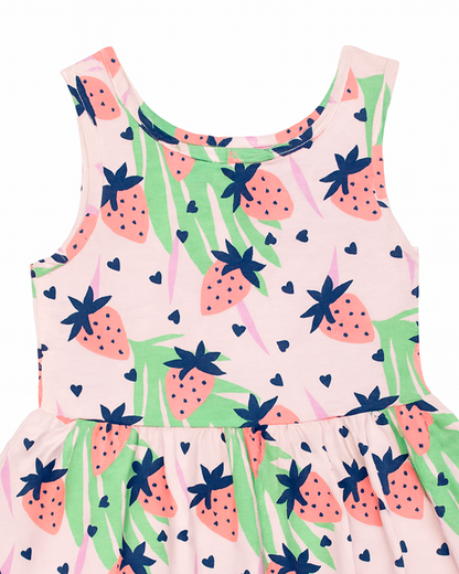 VESTIDO ESTAMPADO DE FRESAS