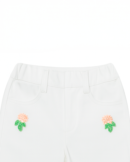 PANTALON NIÑA BLANCO