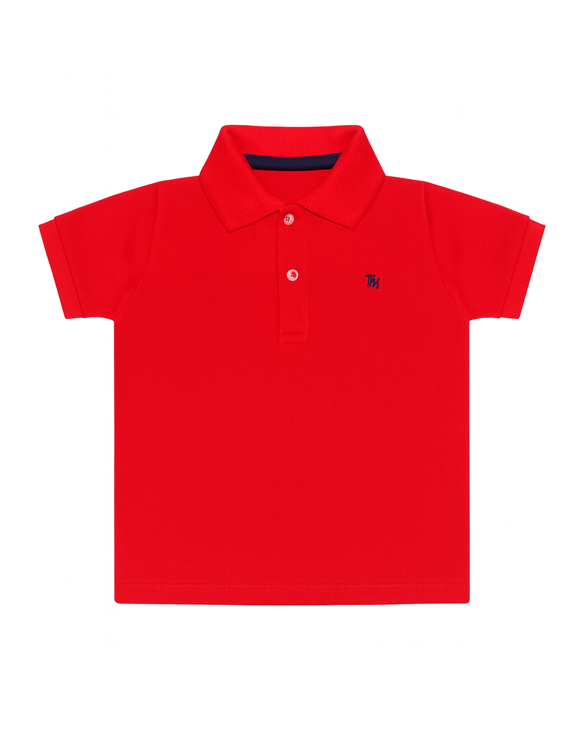 Polo básico para recien nacido niño Rojo