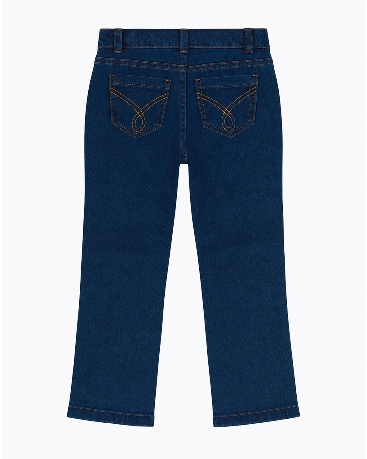 Pantalón de mezclilla azul clásico, corte recto