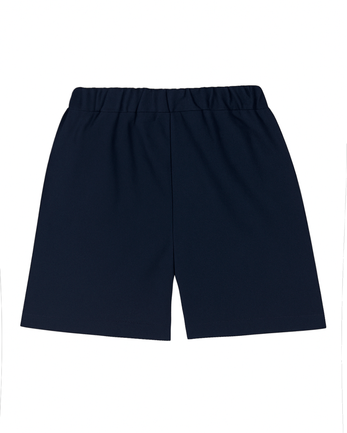 Falda Short Infantil Azul Marino con Nudo Frontal