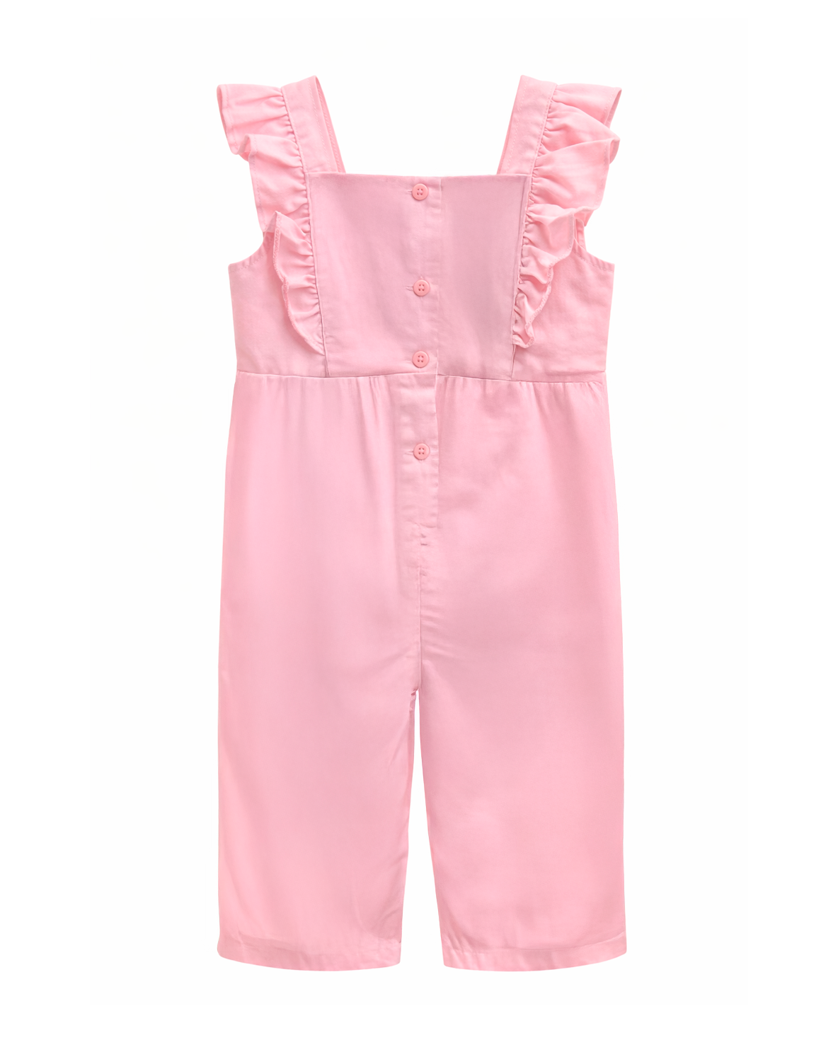 Enterizo Niña Lazo Decorativo Rosado
