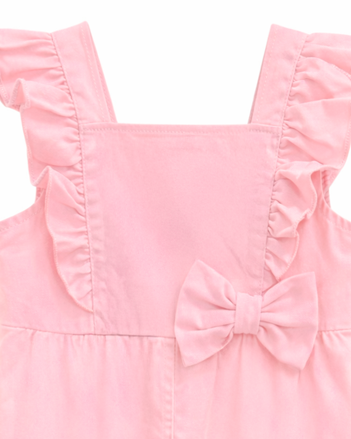Enterizo Niña Lazo Decorativo Rosado