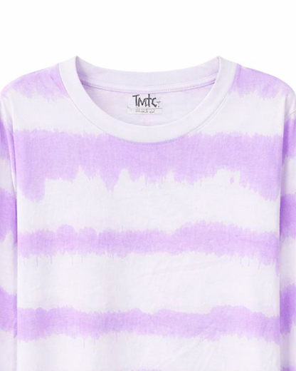 Camiseta Manga Larga Tie-Dye Lila Infanti