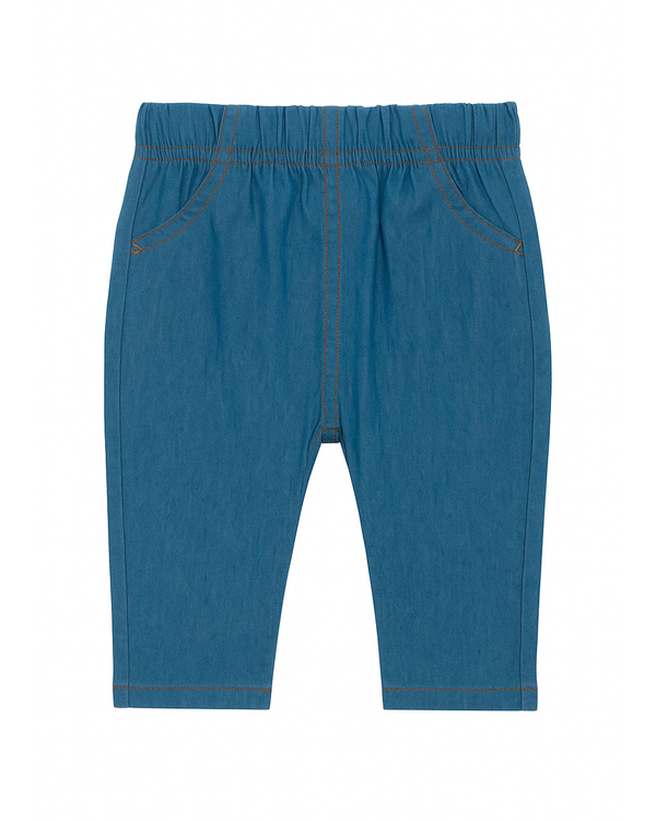 PANTALON ESTAMPADO NIÑO AZUL