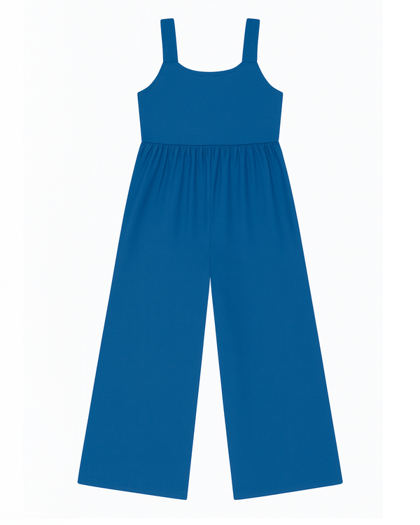 Enterizo Azul con Tirantes