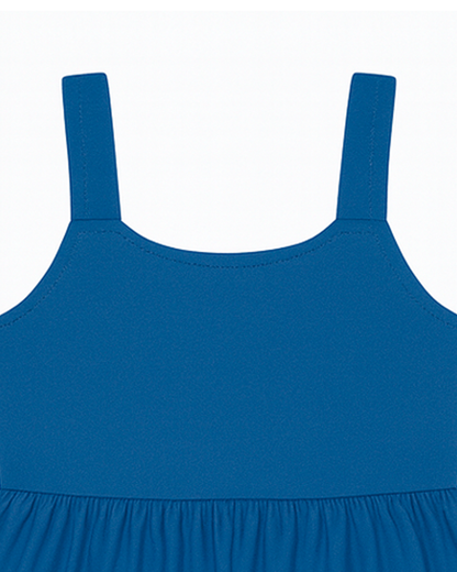 Enterizo Azul con Tirantes
