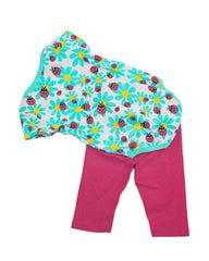 Conjunto para recien nacida niña Mariquitas