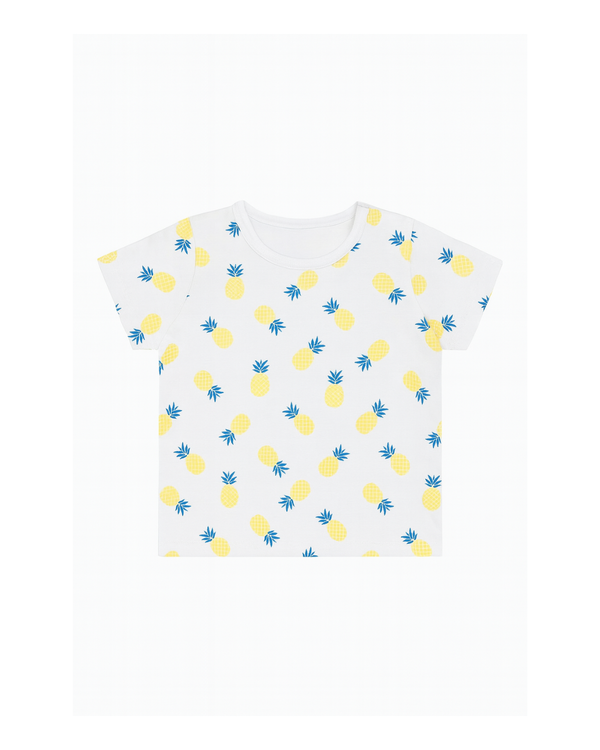 Descripción de la Blusa Estampada (Piñas)