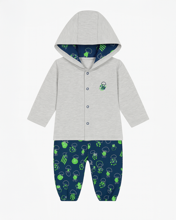 CONJUNTO CAPOTA NIÑO AZUL