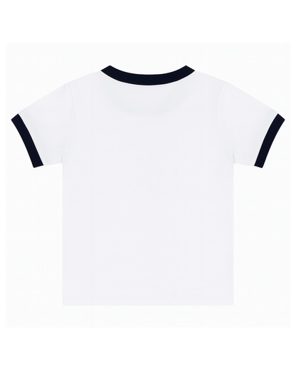 Camiseta Blanca Estampada “Let’s Go On An Adventure”
