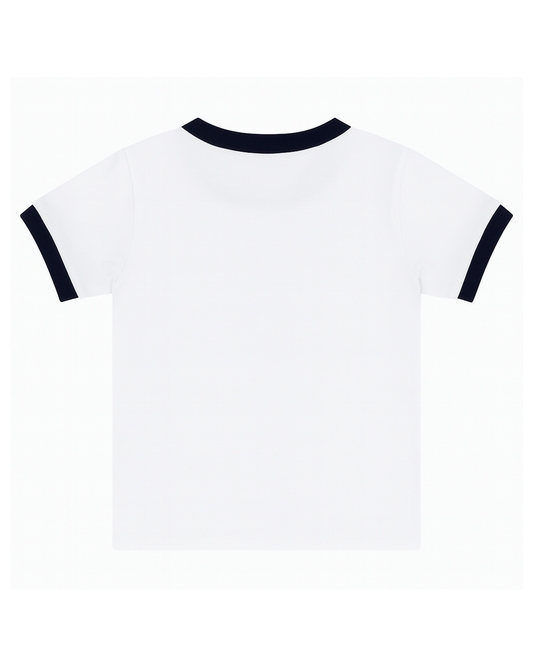 Camiseta Blanca Estampada “Let’s Go On An Adventure”