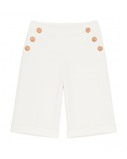 PANTALON BLANCO BEBÉ NIÑA