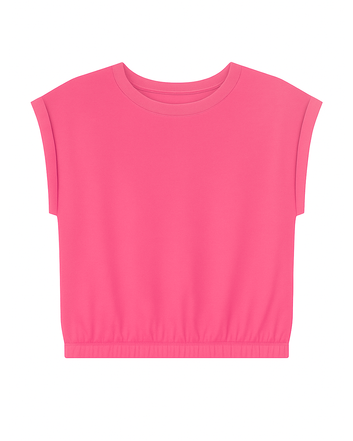 Blusa Infantil Fucsia con Estampado de Corazón