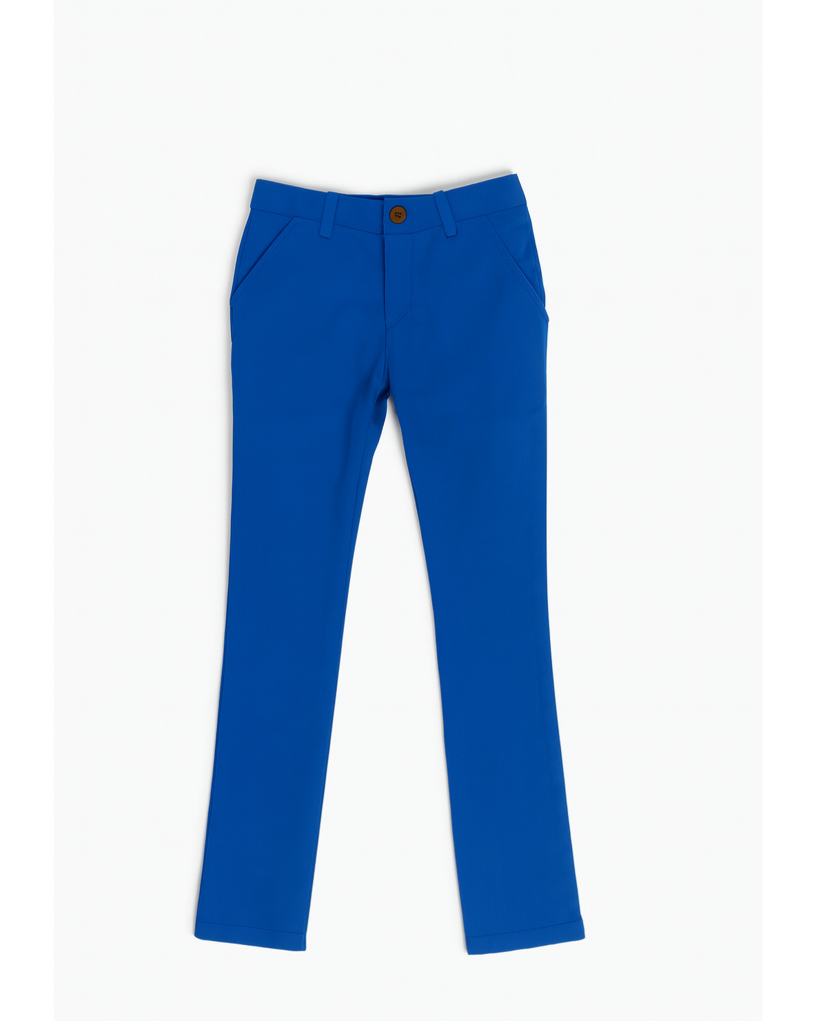 Pantalón azul clásico con bolsillos