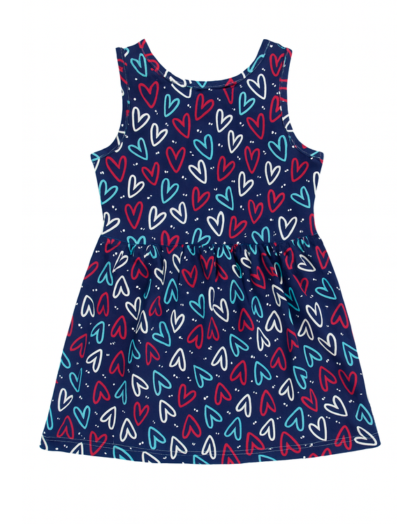 VESTIDO ESTAMPADO DE CORAZONES