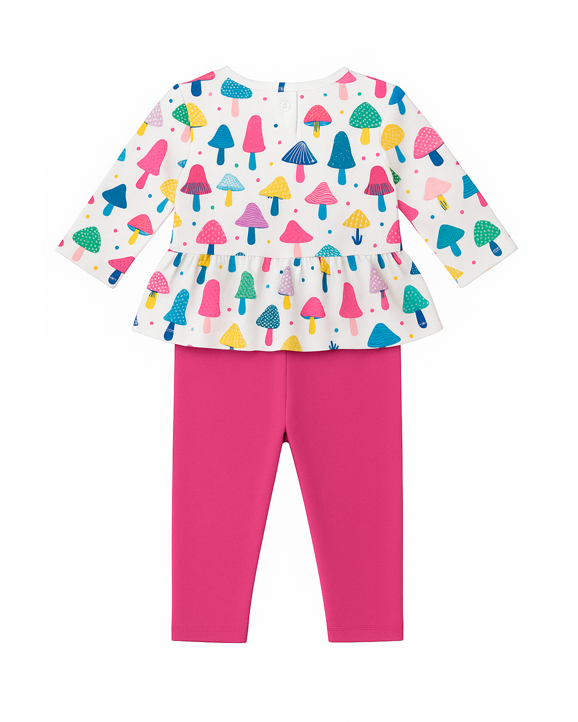 Conjunto de Blusa y Leggings con Estampado de Hongos