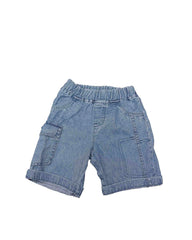 Bermuda para recien nacido niño Denim