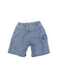 Bermuda para recien nacido niño Denim