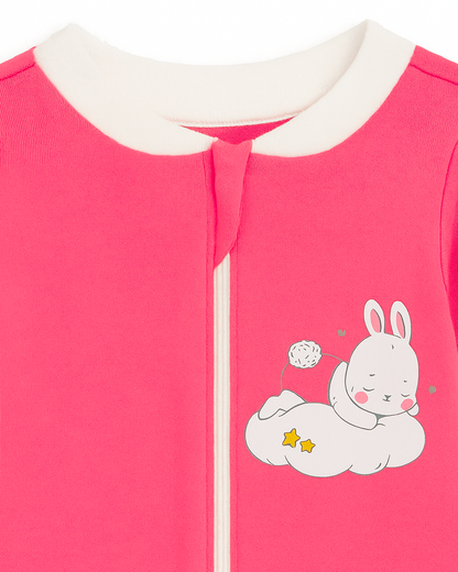 Pijama para bebe niña rosa