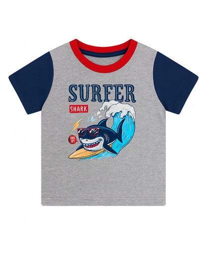 T-SHIRT SUFER SHARK