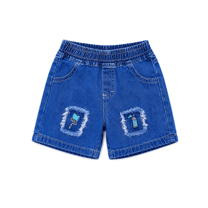 BERMUDA DENIM - BEBÉ NIÑO- COLECCIÓN VIBRAS URBANAS
