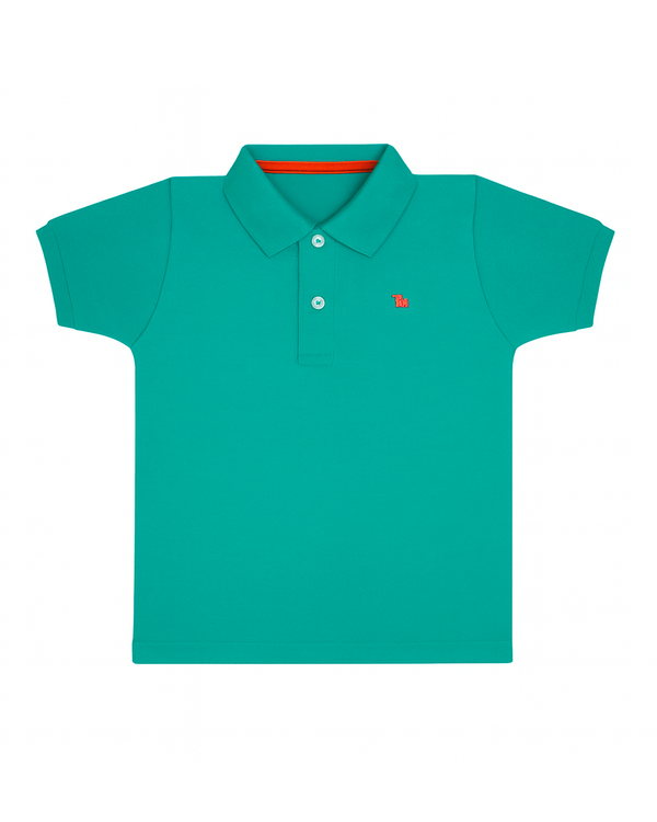 Polo basico Para niño Verde