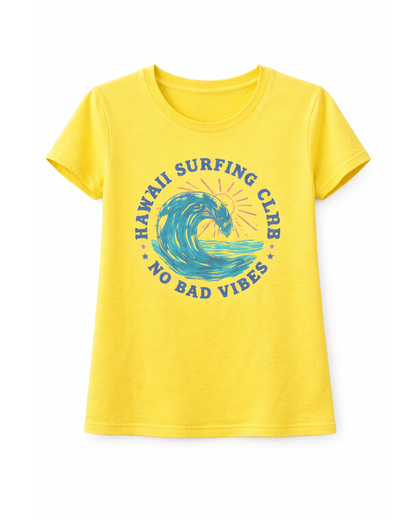 Blusa basica para niña Amarilla