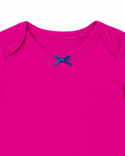 Body para bebe niña Fucsia