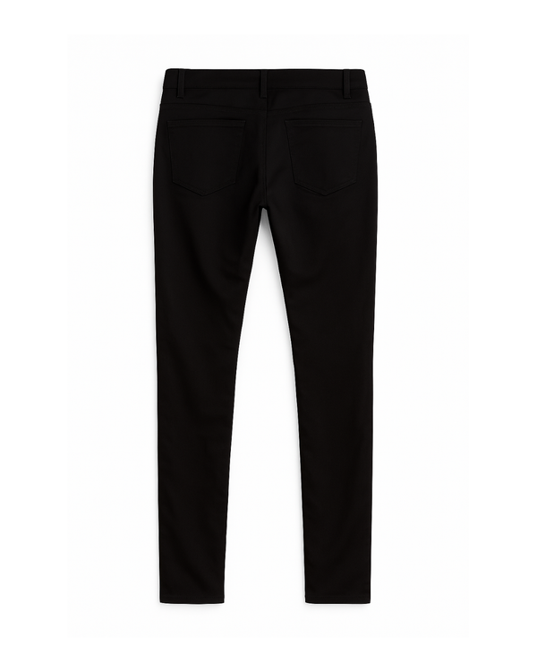 Pantalón negro básico tipo skinny