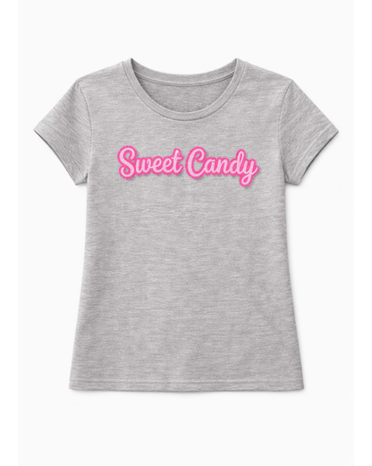 Blusa basica para niña Gris