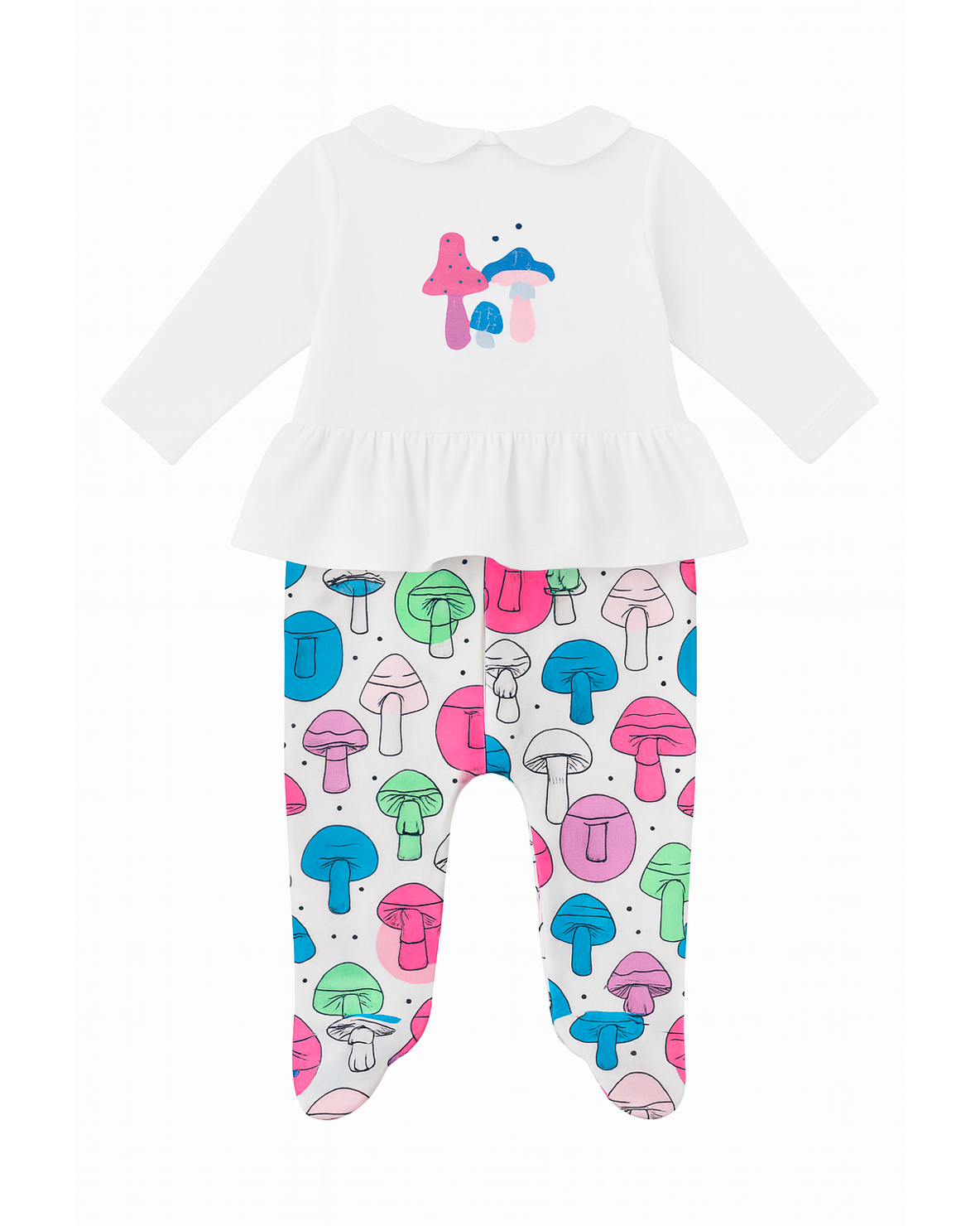 Enterizo Bebé con Estampado de Hongos Multicolor