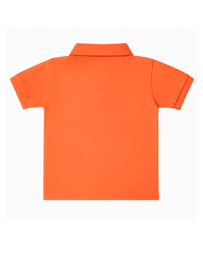 Polo basico Para niño Naranja