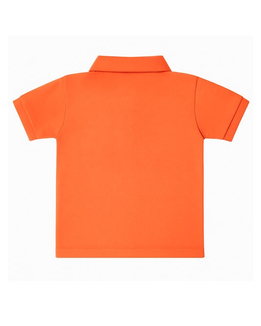 Polo basico Para niño Naranja