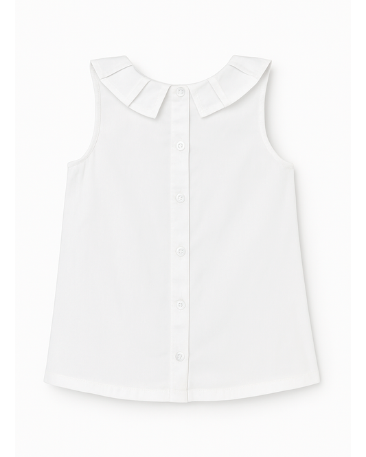 BLUSA MANGA SISA BLANCO