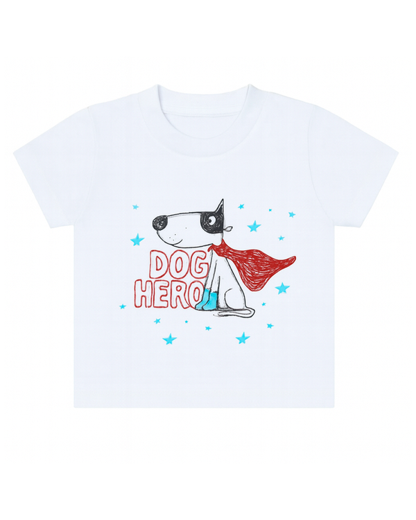 Camiseta básica para recien nacido niño Blanco