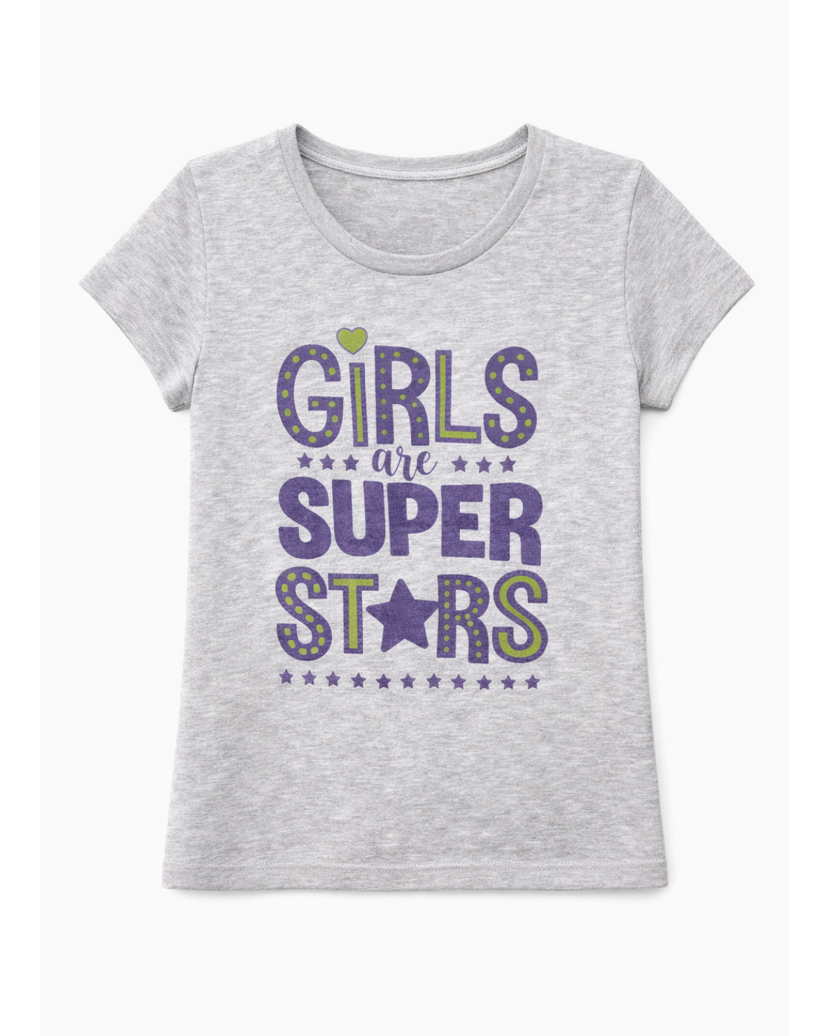 Blusa basica para niña Gris