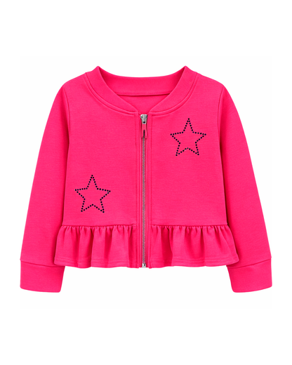 Chaqueta Bebé Niña Bolero Fucsia