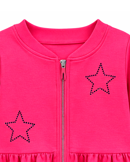 Chaqueta Bebé Niña Bolero Fucsia