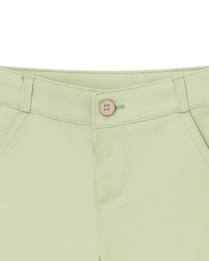 Bermuda Infantil Verde Claro “Baby Cowboy”