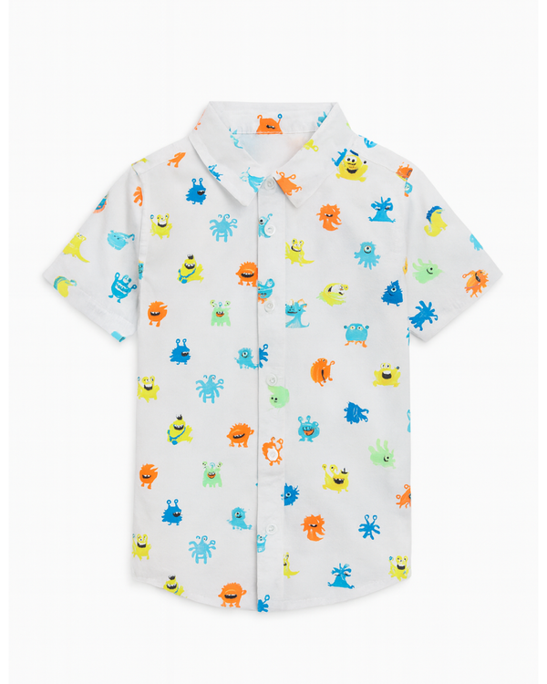 Camisa Estampada de Monstruos