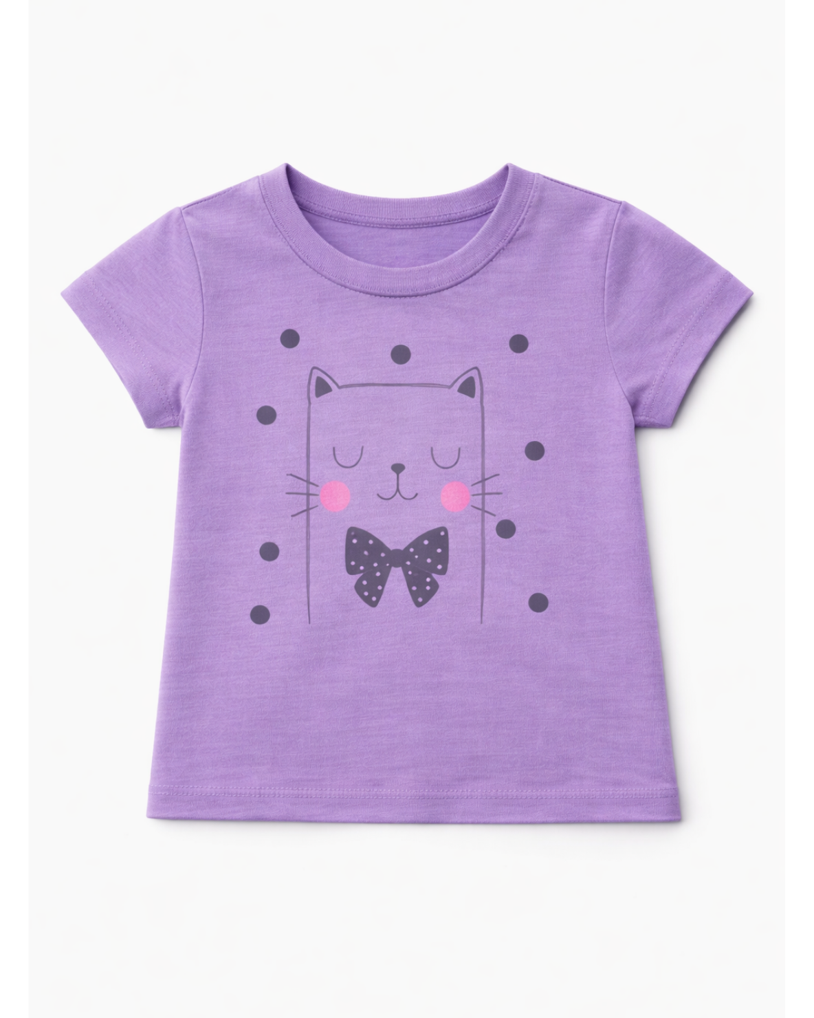Blusa básica para recien nacida niña Morada