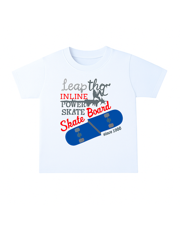 Camiseta basica para niño Multicolor