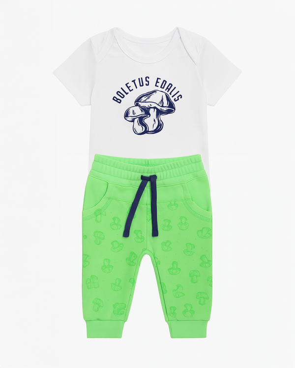 CONJUNTO JOGGER NIÑO CHAMPIÑON CESPED